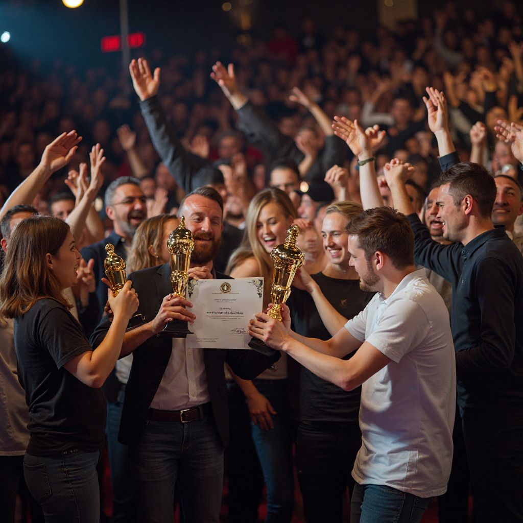 Ceremonie de premiere pentru realizările companiei